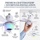 🏆LAST DAY SALE ONLY￡19.99 with Adaptor!!🎁BreezGlow™ Smart E27 Ceiling Fan Light with Hi-Fi Bluetooth Speaker & Mood Lighting  Cool Breezes • Crystal-Clear Sound • 16 Million Colours💡🌬️🎵