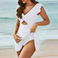 💥Last Day Special Sale 69% OFF💃Women's One Piece Swimsuit Ruffle Cutout Swimdress