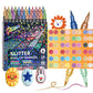 🔥LAST DAY SALE ONLY ￡6.99!!🎨Glitter Effect Brush Markers🥇✨: Create Sparkling Art Smoothly 🥳(🌈24-96 Colors | Smooth No Clog | No Bleed Through📝)