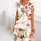 💖SUMMER HOT SALE 49% OFF🎁Multi-plant Floral Print Cascade Dress