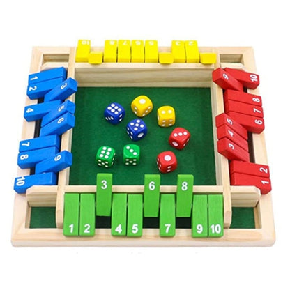 🎅Christmas Sale 70% OFF!!🎄🎁50K+ SOLD! Almost Gone✨SHUT THE BOX-WOODEN DICE BOARD GAME