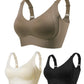 🏆 Last Day Special Price £9.99 !  💕 Buy More Save More 💕 Subtle Striped Seamless Bra with W-Support – Comfort & Style!
