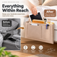🏆Surprise Price: Only £7.99!!!🛏️💼Bedside Hanging Storage Bag‑Multi‑Pocket Bed Caddy Organizer, Felt Hanging Pouch for Dorm Bunk Bed Hold Tablet Book Phone Stationery