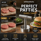 ⏳LAST DAY SALE ONLY ￡9.99!!🔥🥩Steak Press Round Patty Mold | Food‑Grade 304 Stainless Steel Burger Patty Maker