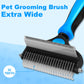 ⏳LAST DAY: Buy 2 Get 1 FREE! 🎉 #1 in UK Pet Grooming 2026 🏆Professional Double-Sided Deshedding Brush for Dogs & Cats – Reduces Shedding by 90%💪