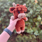 🎅Christmas Sale 50% OFF!!🎄🔥Crochet Highland Cow Amigurumi Pattern🐮- DIY Kit & Finished Plush
