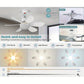 ⏳LAST DAY SALE 49% OFF🔥SmartBreez™ 40W LED Ceiling Fan Light – 20.5” Ultra-Quiet with Remote 🎯 | E27 + FREE B22 Adapter 🔌 | For Bedroom 😴, Kitchen 👩‍🍳 & Garage 🛠️ – UK Ready! 🇬🇧