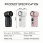 🏖️LAST DAY SALE ONLY ￡13.99!!🎁🔥Zephyra™ 3000mAh USB Clip Fan – 360° Rotatable, Ultra-Portable 🌬️ | For Travel ✈️, Office 💼, Kids 👶 | Clips Anywhere! 🇬🇧