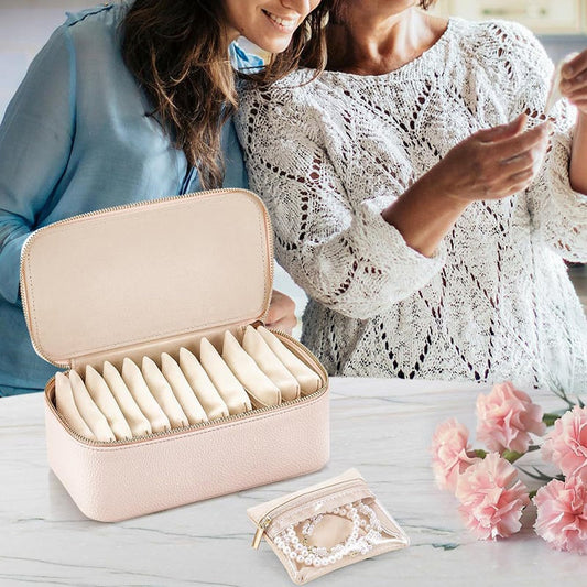 🌟LAST DAY SURPRISE PRICE: ￡17.99!!🌟Travel Jewelry Box with Small Pouches🔥