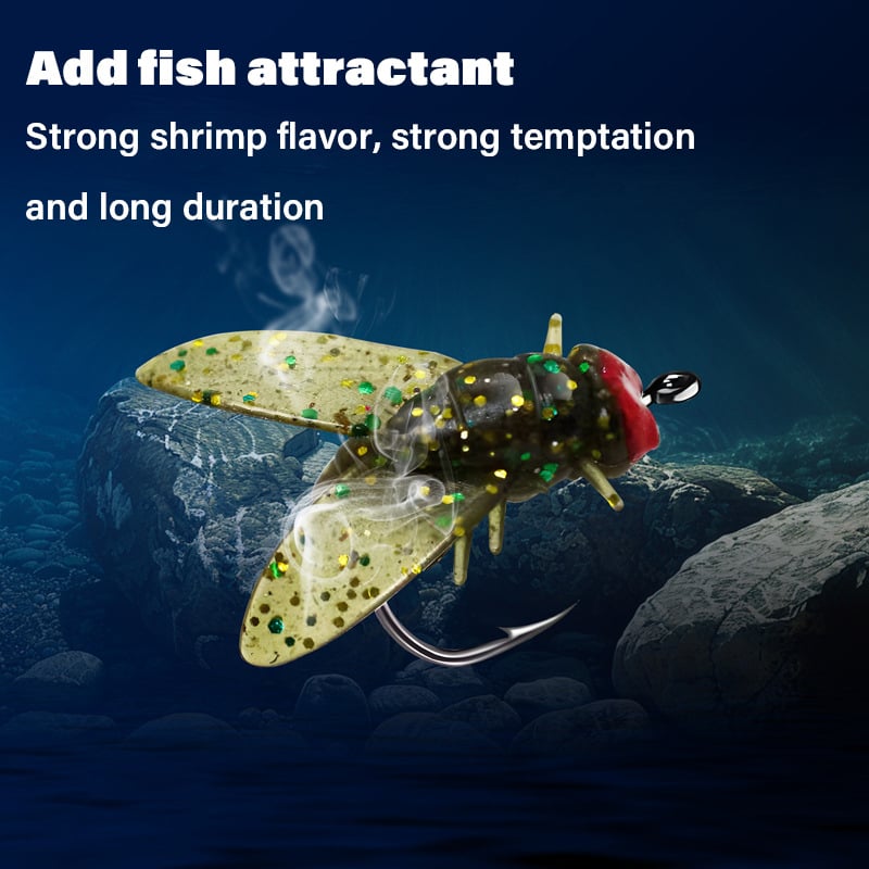 🔥Last Day Promotion 49% OFF🔥 - Simulated Flies Fishing Attractor Bait Hook-13