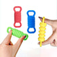 Fidget Pullys - 4 PACK - Finger Size Fidget Fun for Ages 1+ Made from Food Grade Silicone!