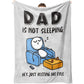 🎉 Father’s Day Special: 50% OFF🎁“Dad’s Not Sleeping… Just Resting His Eyes” Blanket 🛋️💤  Ultra-Soft, UK-Made Flannel – The Perfect Gift from Kids ❤️