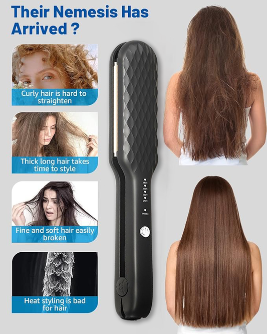 ⏰LAST DAY SALE 49% OFF!!🏅#2025 Best Sellers🔥Multifunctional Portable Fast Heating Hair Straightener