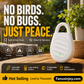 🏆 1Last Day Special Price £7.98 ! 🐦Buy 2 Get 1 Free🎁No more trouble from birds, beasts and locusts！Portable Ultrasonic Bird Repellent Keychain