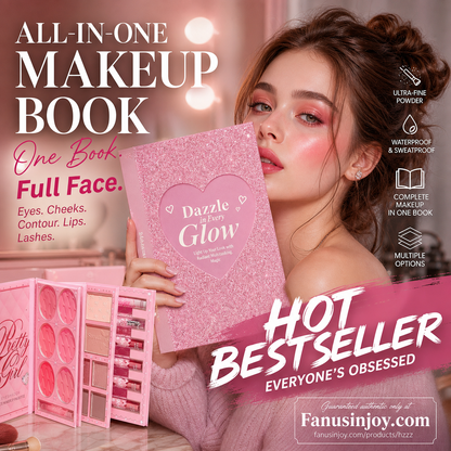 🎉✨️Amazing 70% OFF！💄Recommended by makeup artists！👱🏻‍♀️One palette covers all your full-face makeup looks！All-in-One Makeup Palette Book Set