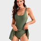 👙Summer Hot Sale 49% OFF💃Elegant Tummy Control One-Piece Swimdress for Women – Flattering Fit with Skirted Design