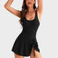 🏖️LAST DAY SALE: ONLY ￡12.99!!🌊Women's One Piece Tummy Control Tie Knot Swimsuit👙