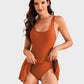 🏖️LAST DAY SALE: ONLY ￡12.99!!🌊Women's One Piece Tummy Control Tie Knot Swimsuit👙