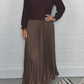 🍂Autumn Promotion 49% OFF🔥Women's solid color Long Sleeve Jumper & Pleated Bottom Dress