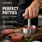 ⏳LAST DAY SALE ONLY ￡9.99!!🔥🥩Steak Press Round Patty Mold | Food‑Grade 304 Stainless Steel Burger Patty Maker