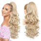 🥳2026 HOT SALE🥳💞50K+ SOLD!💜✨ 50% OFF! Clip-on Wavy Ponytail Extension – Natural big waves, tangle‑free & heat‑resistant. Instant volume in seconds! 🦚🎀