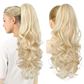 🥳2026 HOT SALE🥳💞50K+ SOLD!💜✨ 50% OFF! Clip-on Wavy Ponytail Extension – Natural big waves, tangle‑free & heat‑resistant. Instant volume in seconds! 🦚🎀
