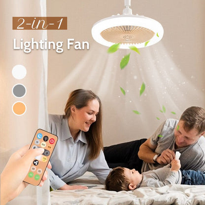 🔥Hot Sale 50% Off🔥Remote Control Aromatherapy Ceiling Fan with Light
