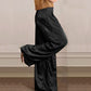 💕LAST DAY SALE 49% OFF💕Women's Casual Short-Sleeve Top & Wide-Leg Pants Two-Piece Suit