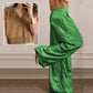 💕LAST DAY SALE 49% OFF💕Women's Casual Short-Sleeve Top & Wide-Leg Pants Two-Piece Suit
