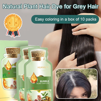 🔥Last Day - BUY 5 GET 5 FREE (10 bags）🎉Natural Plant Hair Dye🌿