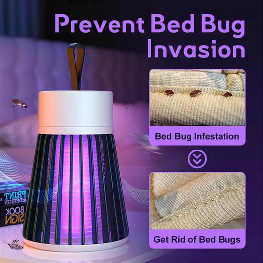 🌟LAST DAY SURPRISE PRICE: ￡8.99!!🌟USB/Rechargeable Mosquito & Fly Trap Lamp 2