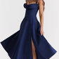 💕HOT SALE 49% OFF💕Frenchy Style All Over Print Ruched Women Lace Up Dress🌸