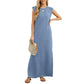 🔥Spring Hot Sale 49% OFF🔥Women Loose Split Wrinkle-Free Long Dress