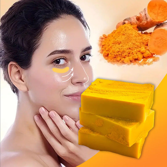 🔥LAST DAY SPECIAL PRICE: ￡5.99!!🏆 #1 Bestselling🧼Lemon Turmeric & Kojic Acid Soap Bars