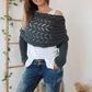 🔥Last Day Sale 49% OFF🏆️Women's Wrap Knit Shawl with Sleeves-8
