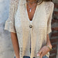 💐LAST DAY SALE 49% OFF🔥Women’s Solid One Button Knitted Top