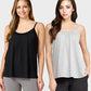 🏆LAST DAY SALE 49% OFF - Loose-fitting Tank Top With Built-in Bra