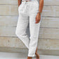 🌟LAST DAY SPECIAL PRICE: ￡12.99!!🌟Women's  Elastic Waist Cotton Linen Casual Pants
