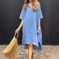 💃HOT SALE 49% OFF💃Oversized Shirt Midi Dress with Pocket