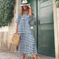 💖LAST DAY SALE 50% OFF💖Women's Elegant Puff Sleeve Floral Boho Maxi Dress👗