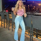 ⏰LAST DAY SPECIAL PRICE:￡17.99!!🔥Ultra High Rise Stretch Flare Jean