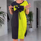 Women’s Chic Color Block Casual Dress