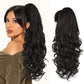 🥳2026 HOT SALE🥳💞50K+ SOLD!💜✨ 50% OFF! Clip-on Wavy Ponytail Extension – Natural big waves, tangle‑free & heat‑resistant. Instant volume in seconds! 🦚🎀