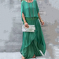 🌹Spring Promotion🌹Loose Top & Slit Wide-Leg Pants Chiffon 2-Piece Set