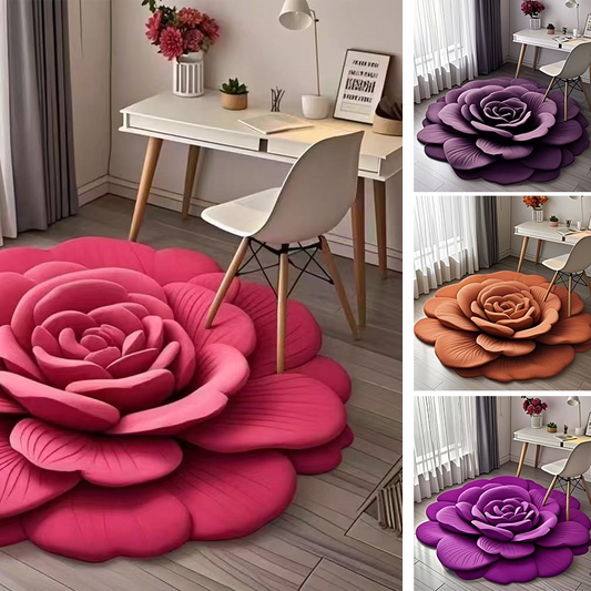 🌸LAST DAY SALE 75% OFF🌸Floral Plush & Diatomaceous Earth Floor Mat