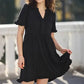 🔥2025 Summer New🌈Women's Ruffle Trim V-Neck Tiered Dress