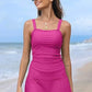 🔥Hot Sale 49% OFF💝✨Women Vintage Tummy Control Two Piece Tankini Swimsuits