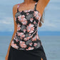 🔥Hot Sale 49% OFF💝✨Women Vintage Tummy Control Two Piece Tankini Swimsuits