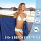 🏖️Summer Hot Sell 50% OFF🌞Sun Lounger Towel in Bag with Pockets Storage🌊