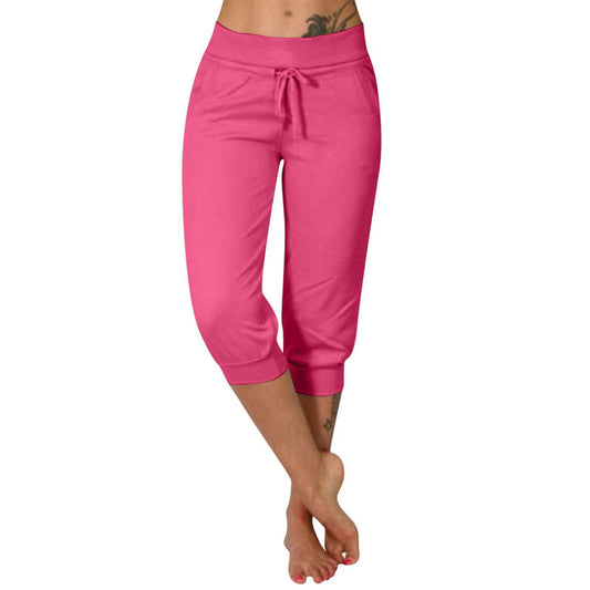 🎁Last Day 49% Off🔥Women's 2025 Ultra Soft Lounge Capri Joggers Sweatpants Athletic Yoga with Pockets (BUY 2 FREE SHIPPING!!!)